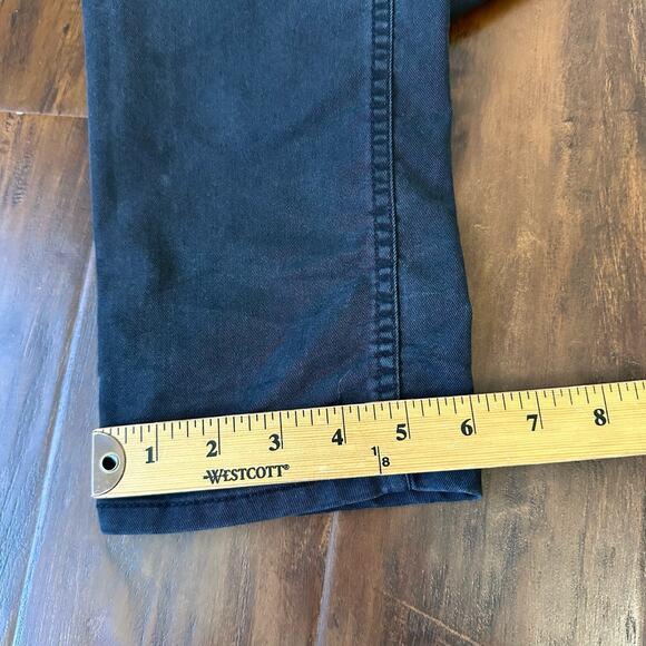 ACNE STUDIOS Ace Ups Jeans Black Denim Slim Straight Low Rise Moto - Picture 16 of 16